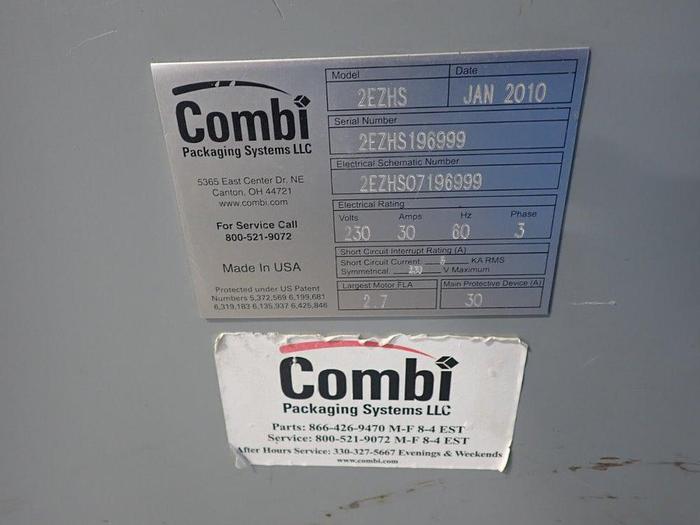 Used 2011 Combi ErgoPack - Semi Auto case packing station.