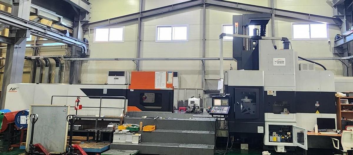 Used Vision Wide NF-8223 CNC Bridge Mill