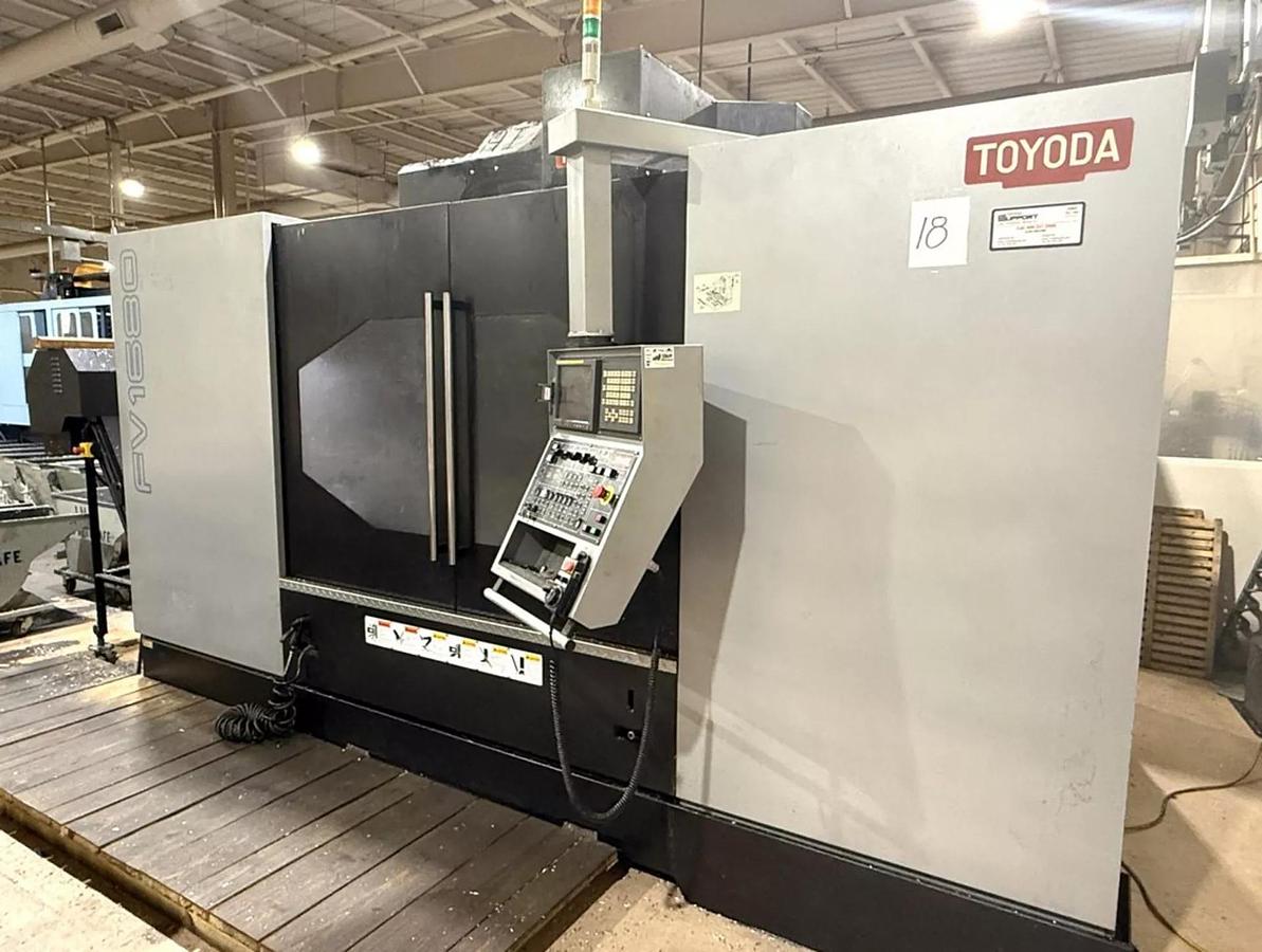 Used Toyoda FV1680/50 3-Axis CNC Vertical Machining Center