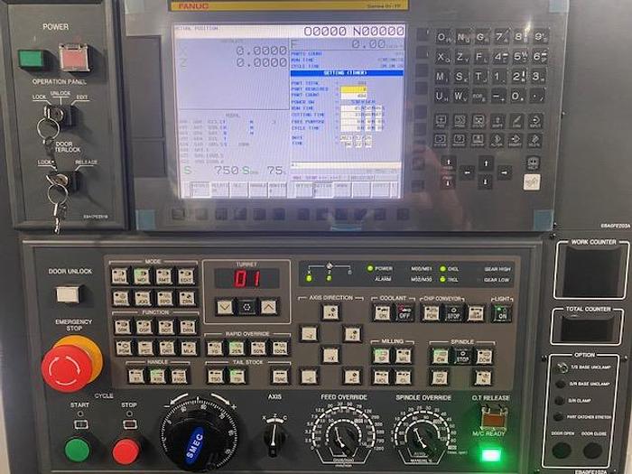 Used Samsung SL25E CNC Slant Bed Lathe