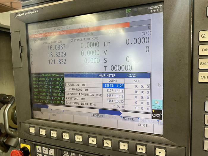 Used 2014 Okuma Genos L300EM CNC Lathe W/ Live Tooling