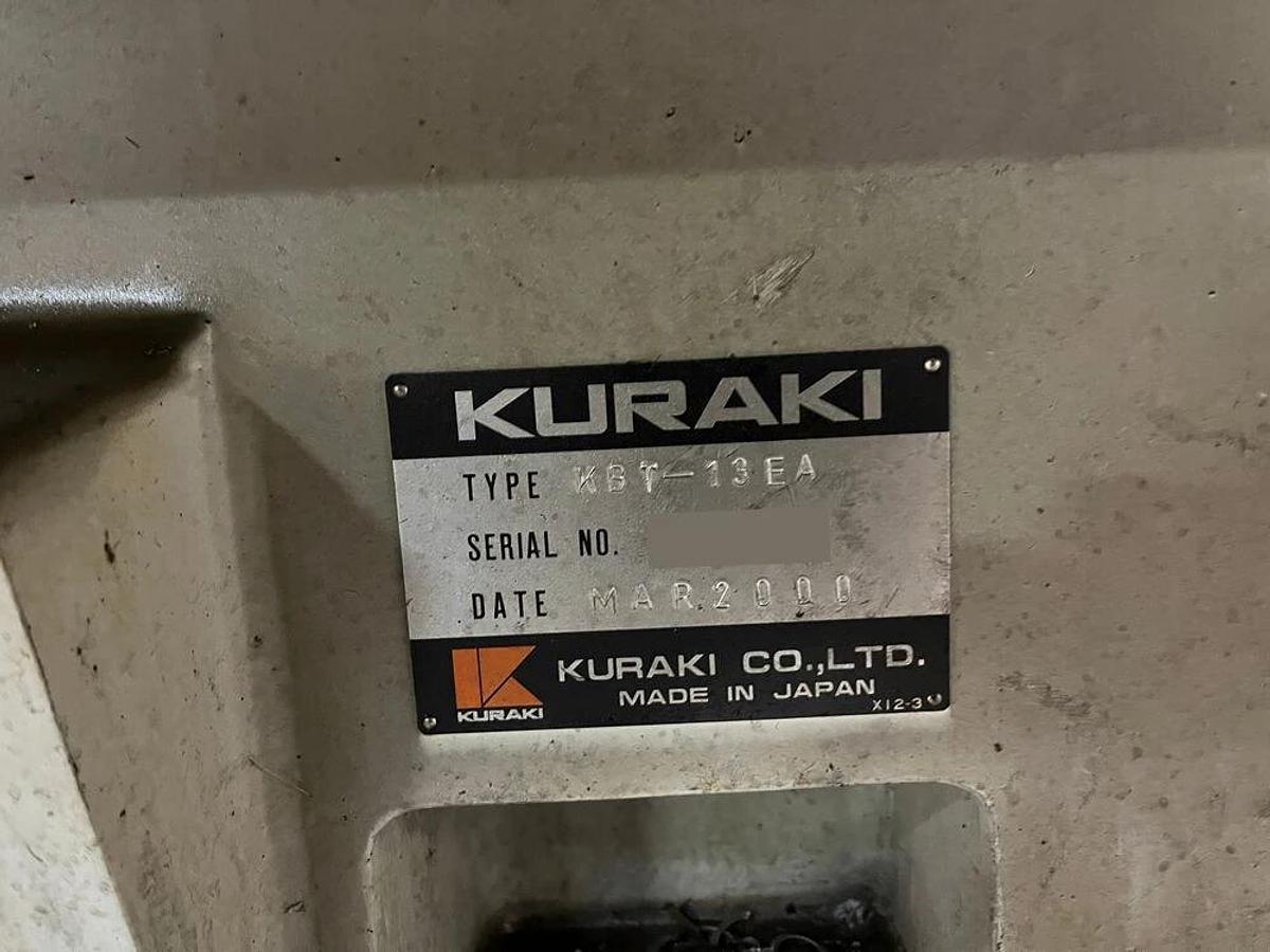 Used Kuraki KTB-13EA CNC Horizontal Boring Mill