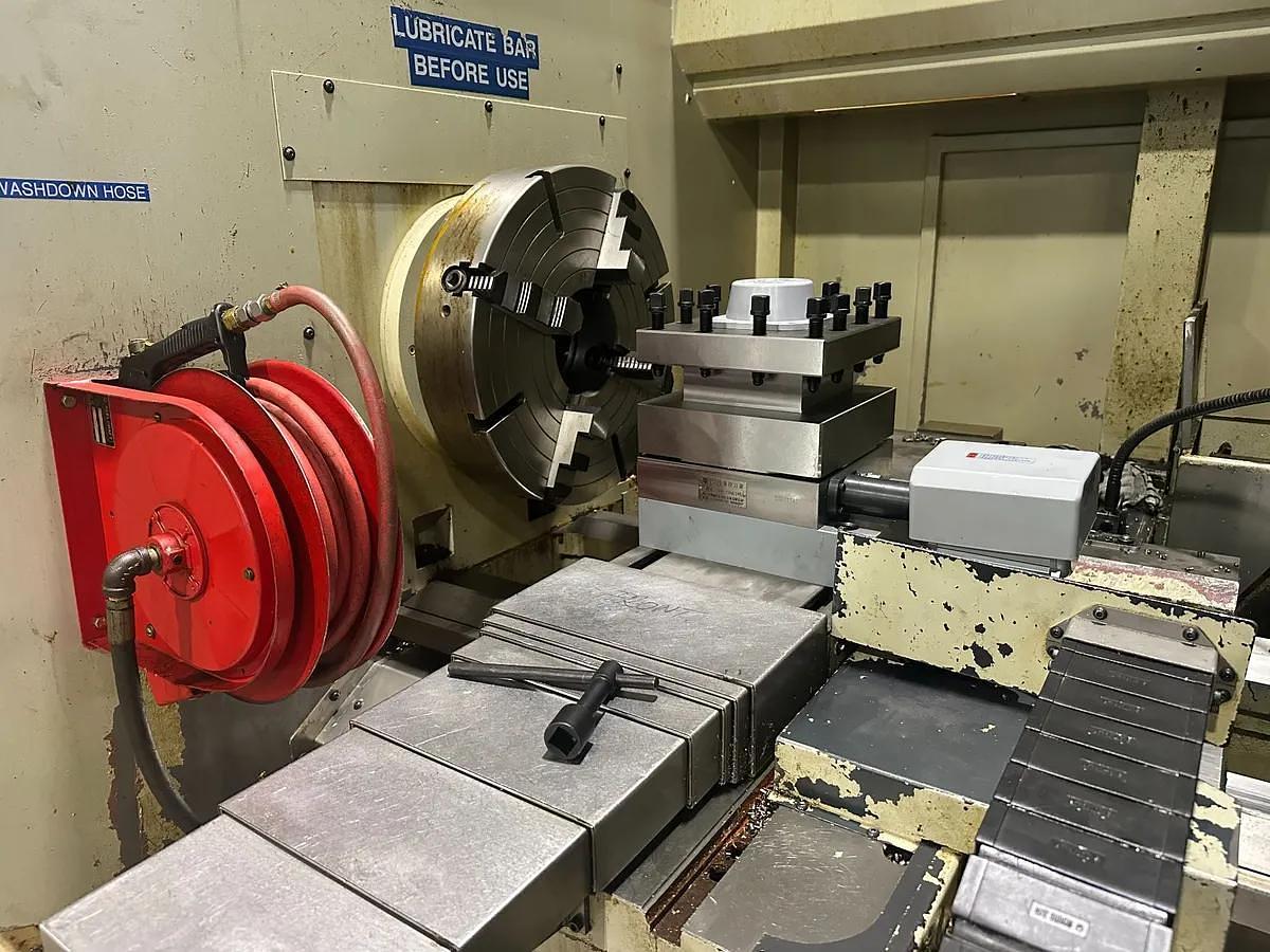 Used Ann Yang DY-760C CNC Flat Bed Lathe