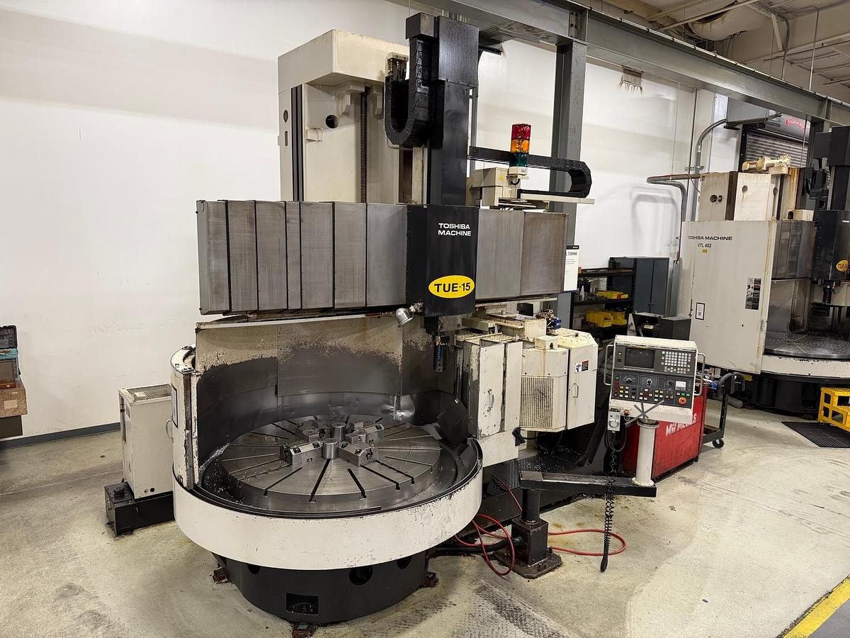Used Toshiba TUE-15 CNC Vertical Turning Center