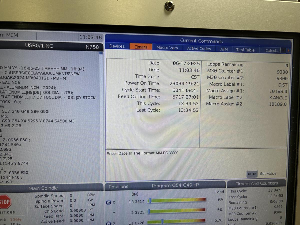 Used Haas DM-1 CNC Vertical Machining Center