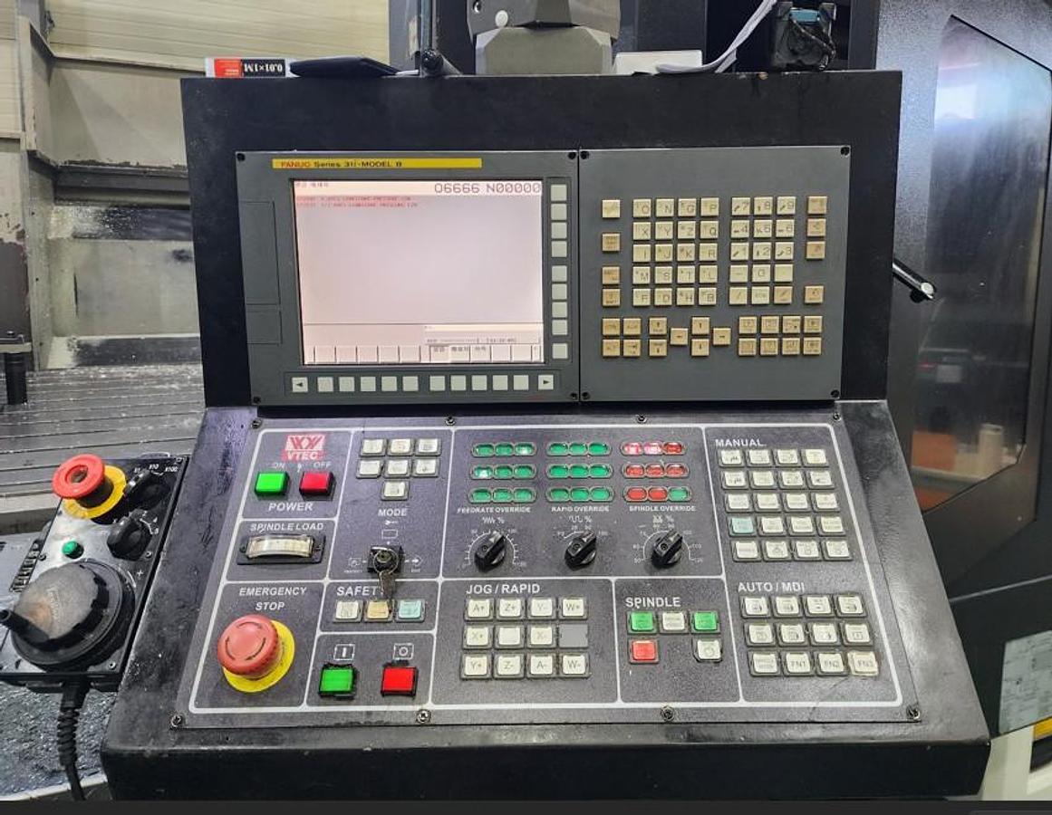 Used Vision Wide NF-8223 CNC Bridge Mill