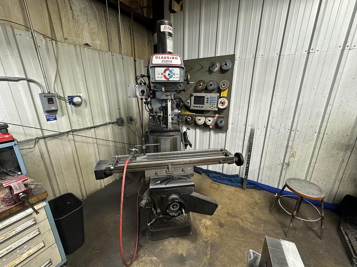 Used Kondia/Clausing GV-1 Knee Mill