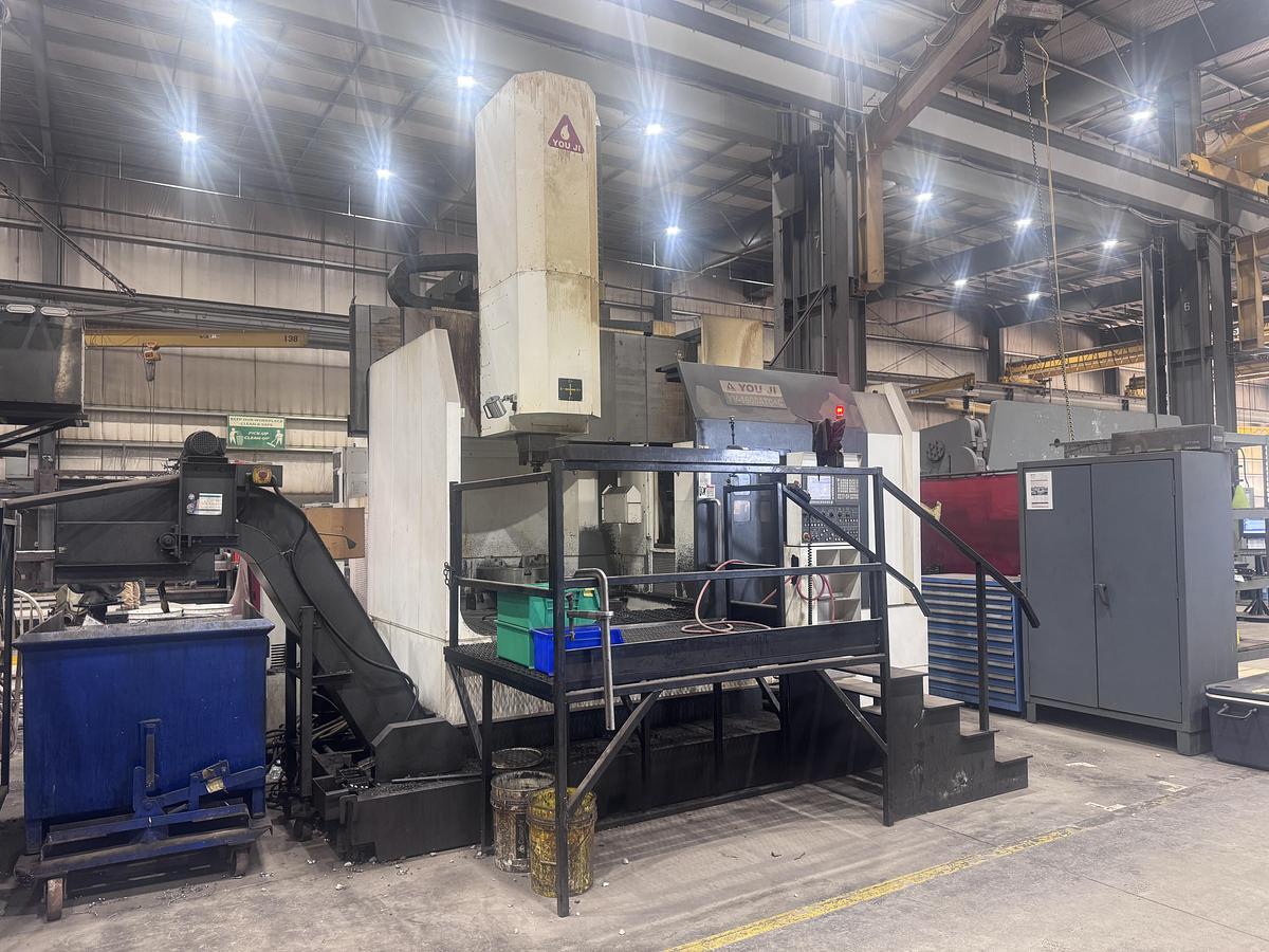 Used Youji YV-1600 CNC Vertical Lathe With Love Tooling