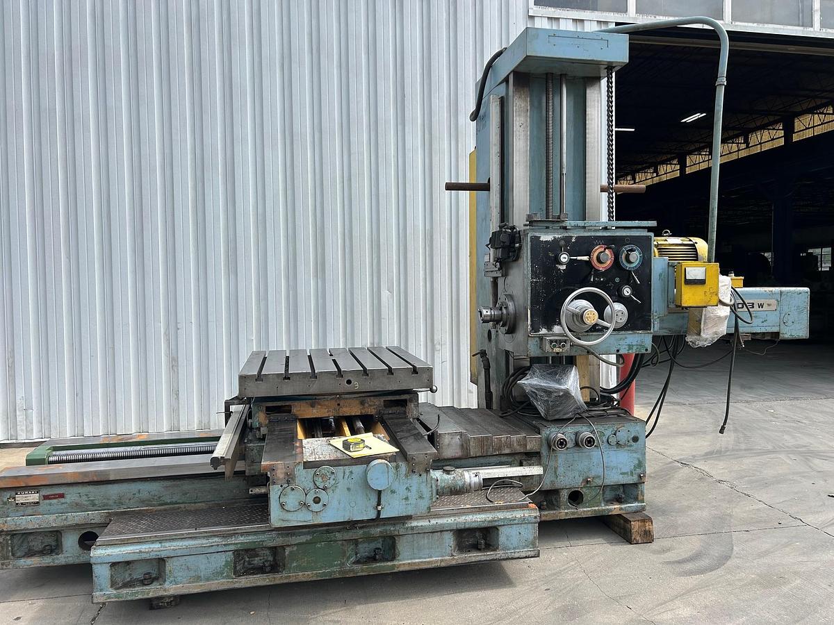 Used Kuraki KBT100 3W 4" Table Type Horizontal Boring Mill