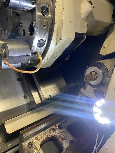 Used Okuma Genos L200E-M CNC Lathe W/ Live Tooling