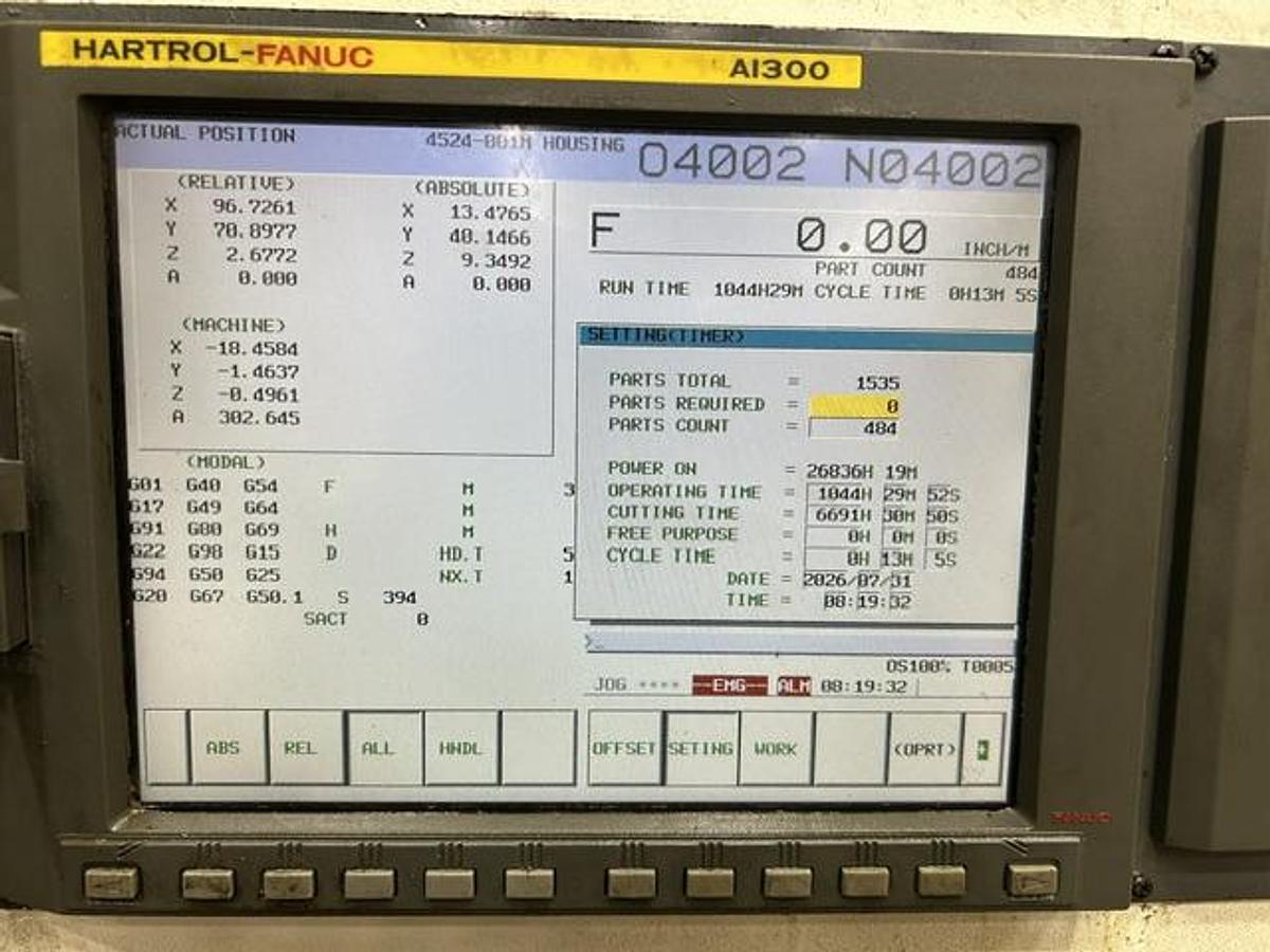 Used Mighty 3210AG CNC Vertical Bridgemill