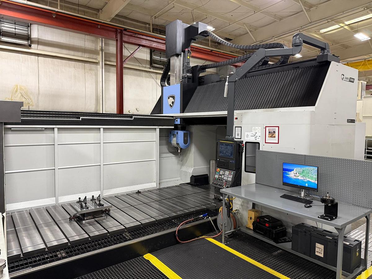Used DN DBM 2550U Five-Axis CNC Bridge Mill