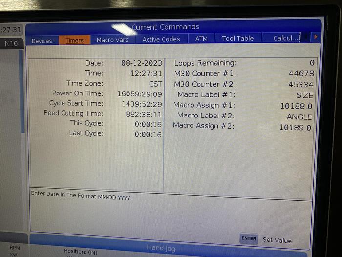 Used Haas UMC-750SS CNC 5-Axis Vertical Machining Center