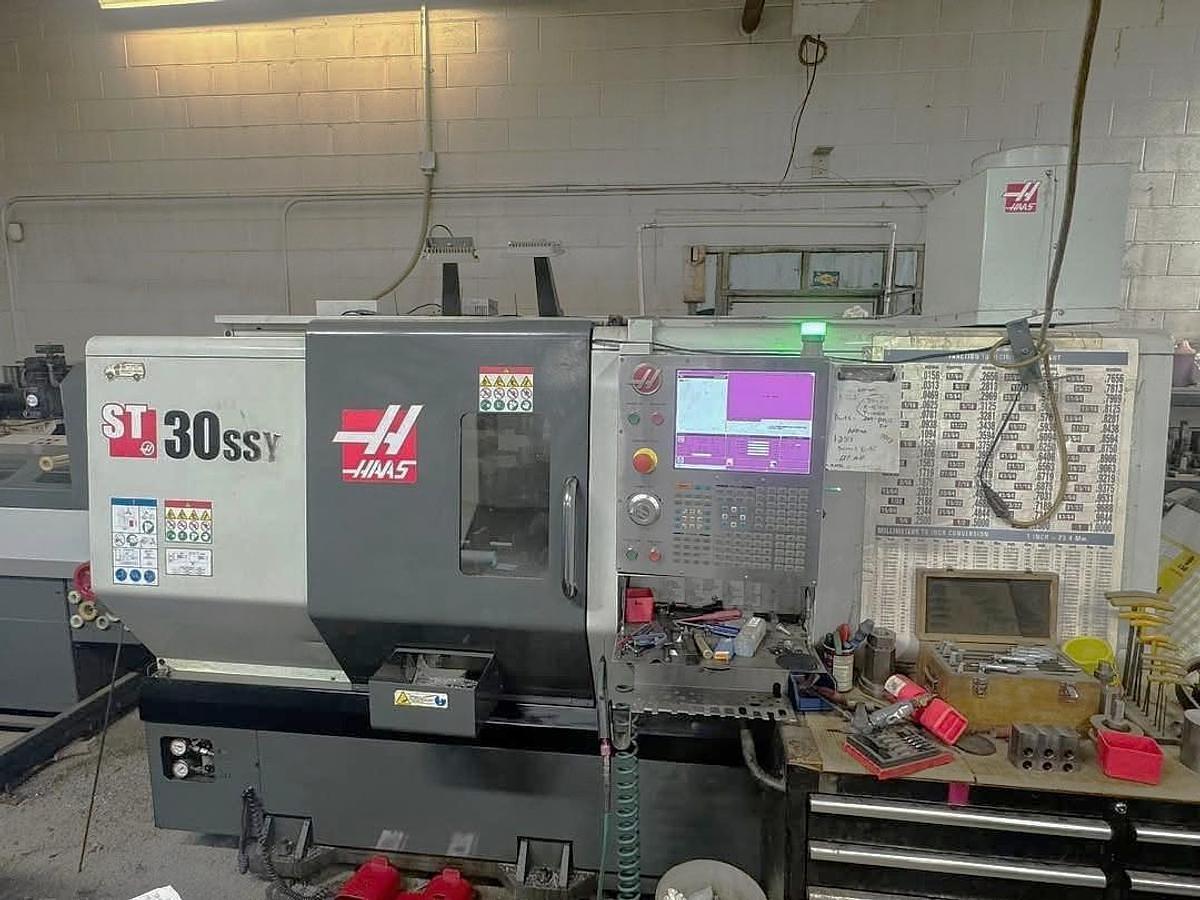 Used Haas ST-30SSY CNC Lathe W/ Live Tooling