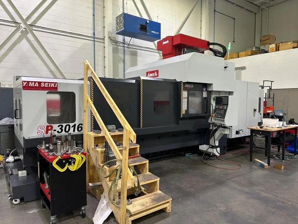 Used Awea SP-3016 CNC Double Column Bridgemill