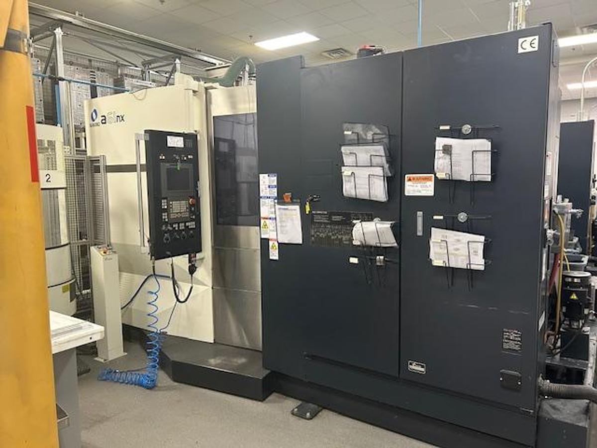 Used Makino a61 NX 4-Axis CNC Horizontal Machining Center Cell