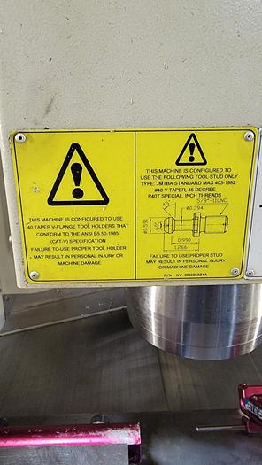 Used Hardinge Bridgeport GX1000 OSP CNC Vertical Machining Center