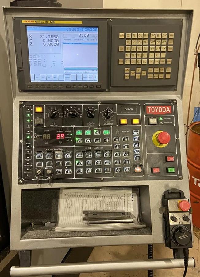 Used Toyoda FV1680/50 3-Axis CNC Vertical Machining Center