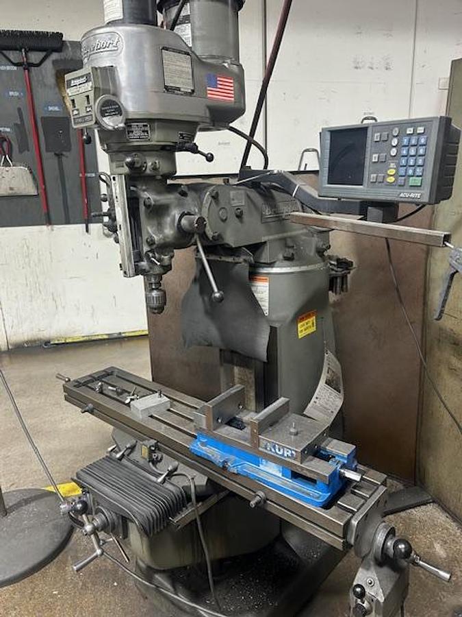 Used Bridgeport 3-Axis Manual Knee Mill