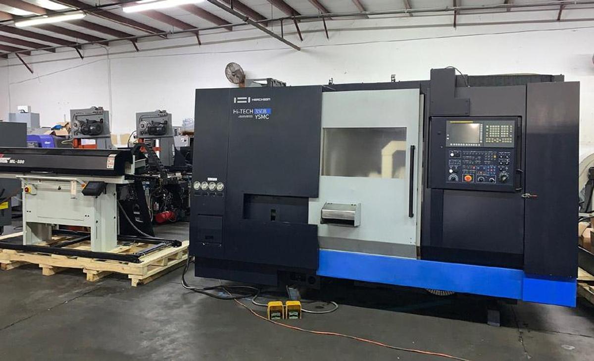 Used Hwacheon Hi Tech 350B YSMC CNC Turning Center