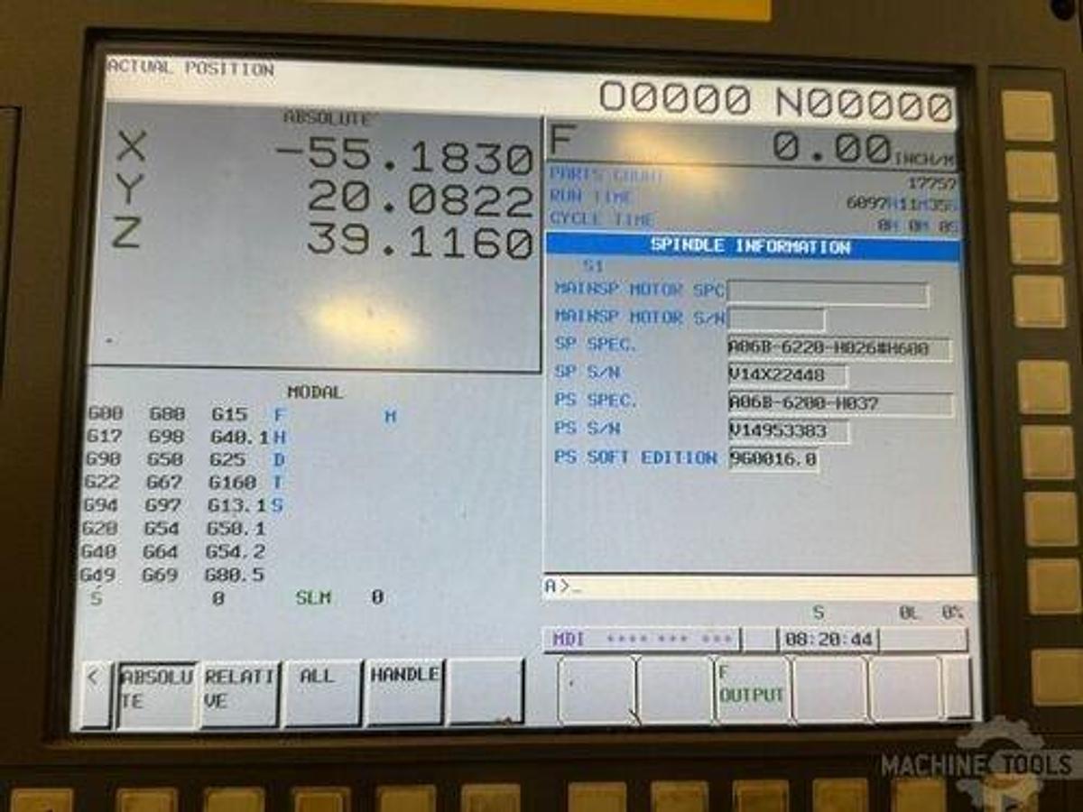 Used YMT ER-VMC-2210B CNC Vertical Machining Center