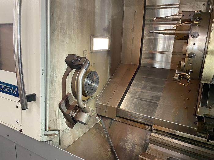 Used 2014 Okuma Genos L300EM CNC Lathe W/ Live Tooling