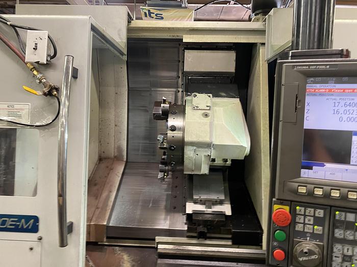 Used 2014 Okuma Genos L300EM CNC Lathe W/ Live Tooling