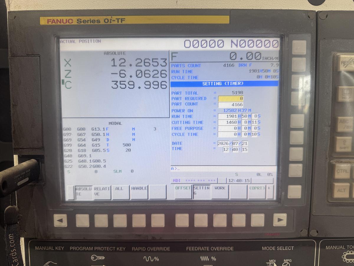 Used Youji YV-1600 CNC Vertical Lathe With Love Tooling