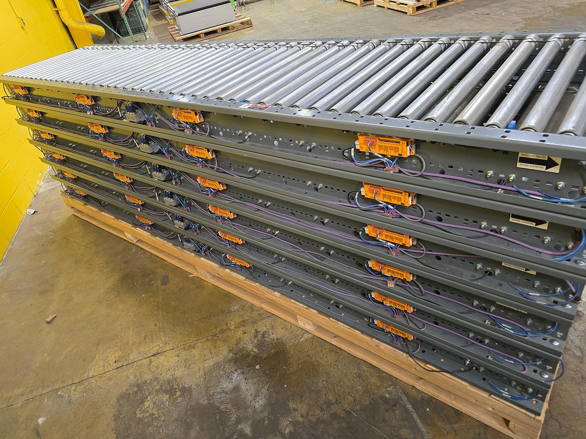 Used Intelligrated 28" x 48' MDR Zero Pressure Accumulation Conveyor (#612A)