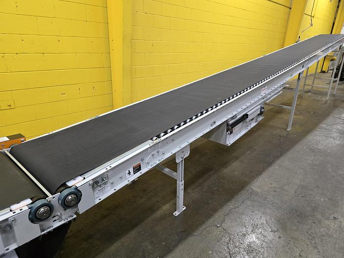 Used Intelligrated Roller Bed Incline / Decline Belt Conveyor 30.5" x 33'5" (#360)