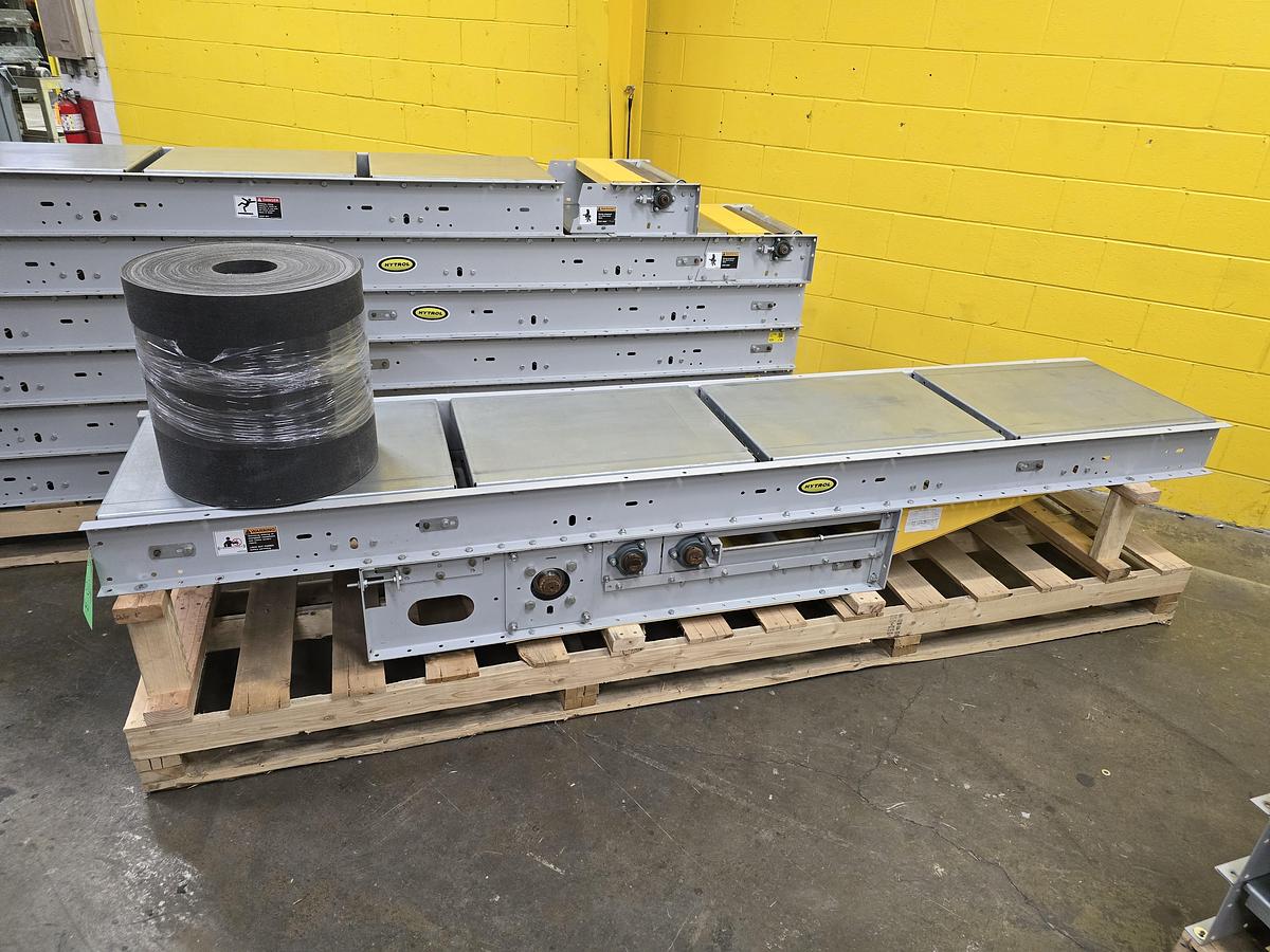 Used Hytrol Slider Bed Belt Conveyor 24" x 66' (#634)
