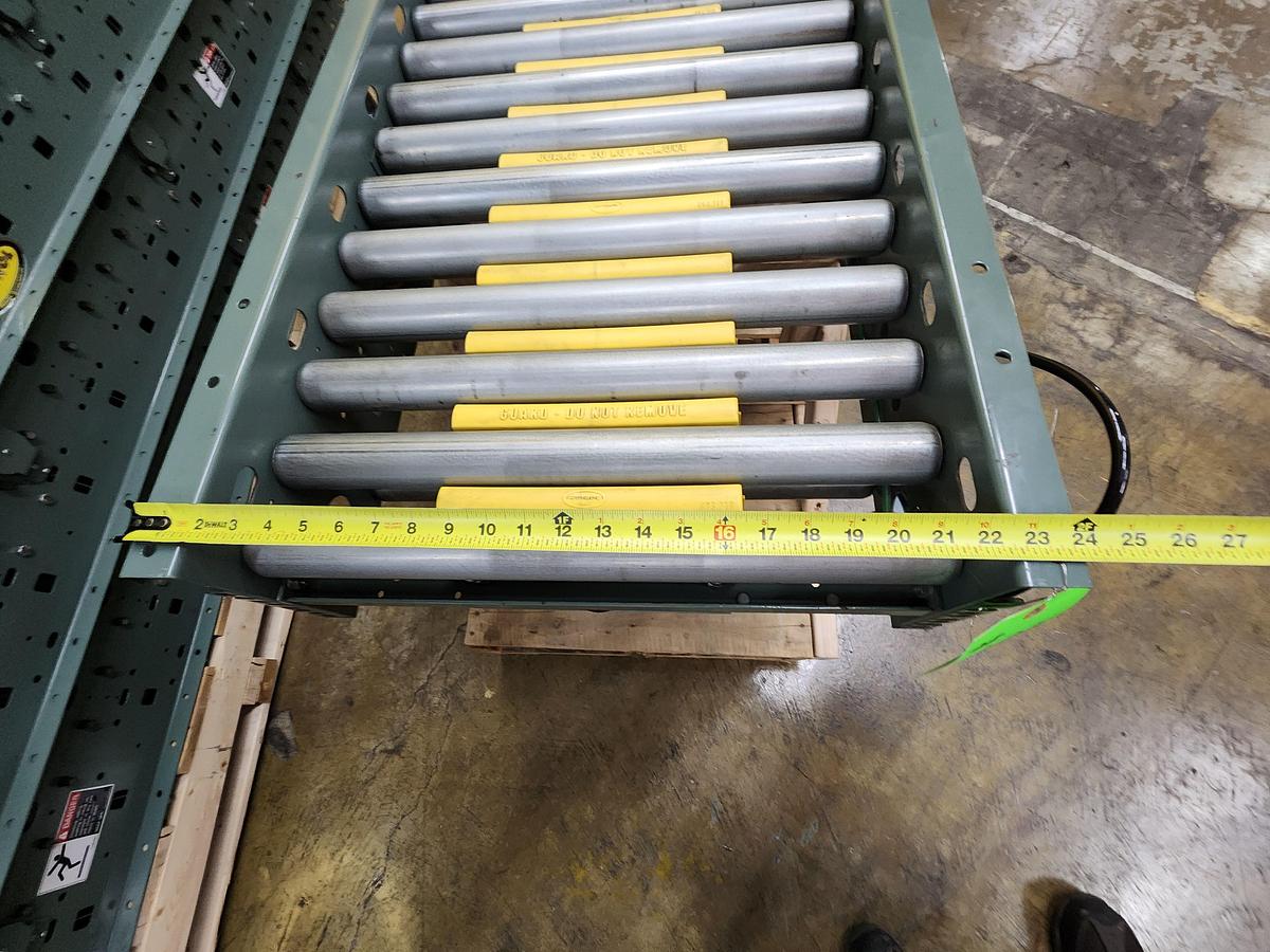 Used Hytrol ABEZ Zero Pressure Accumulation Roller Conveyor 24" x 60' (#706)