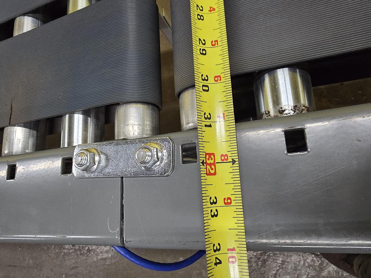 Used Intelligrated 28" x 55' MDR Belted Zero Pressure Incline Conveyor (#432)