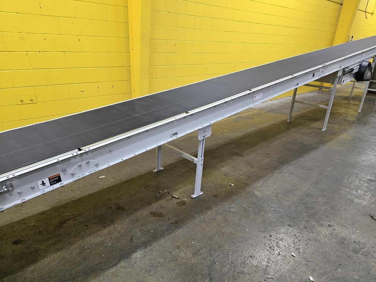 Used Intelligrated Roller Bed Incline / Decline Belt Conveyor 30.5" x 39'4" (#346)