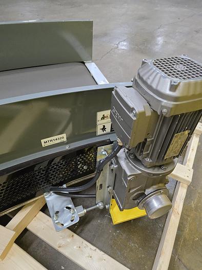 Used Transnorm 90 Degree Belted Curve Conveyor TS1500/140 V2 27" Belt, 97" IR (#391)