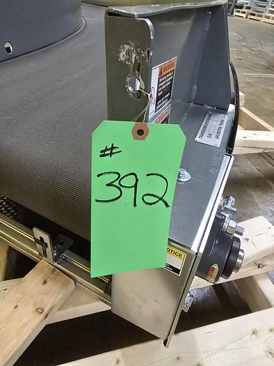 Used Transnorm 90 Degree Belted Curve Conveyor TS1500/140 V2 27" Belt, 97" IR (#392)