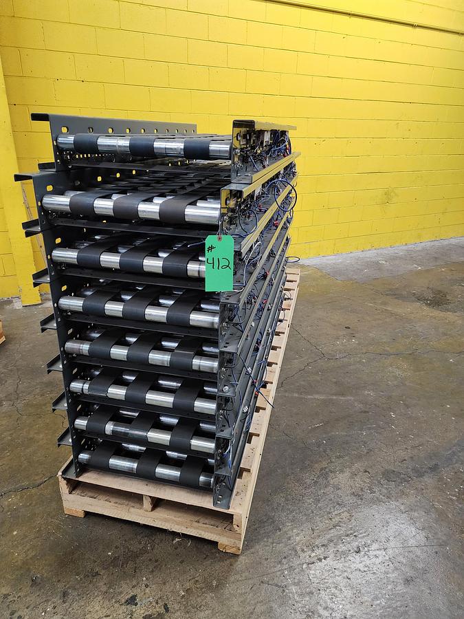 Used Intelligrated MDR Zero Pressure Accumulation Belted Zone Conveyor 22" x 57'6" (#412C)