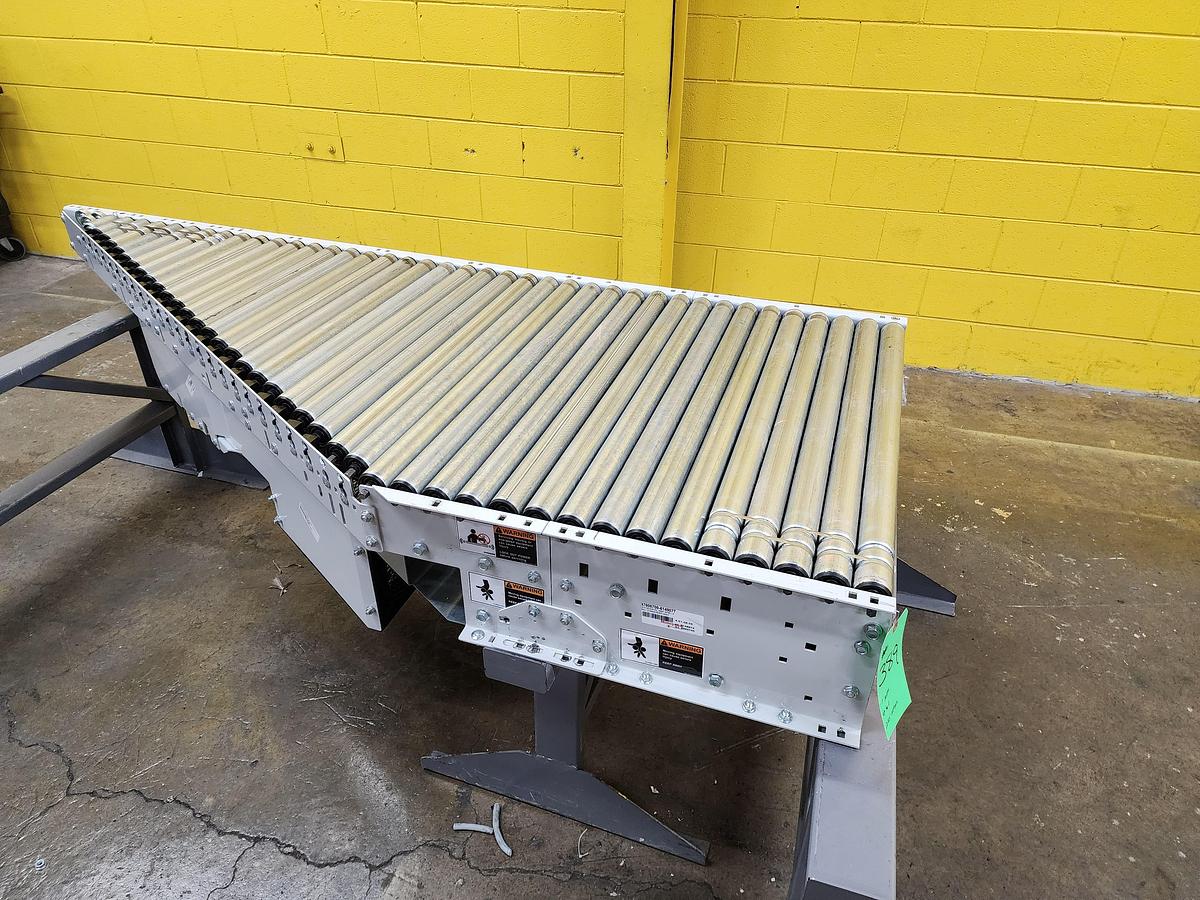 Used Intelligrated 36.5" Left Hand Powered Live Roller Spur (#389)