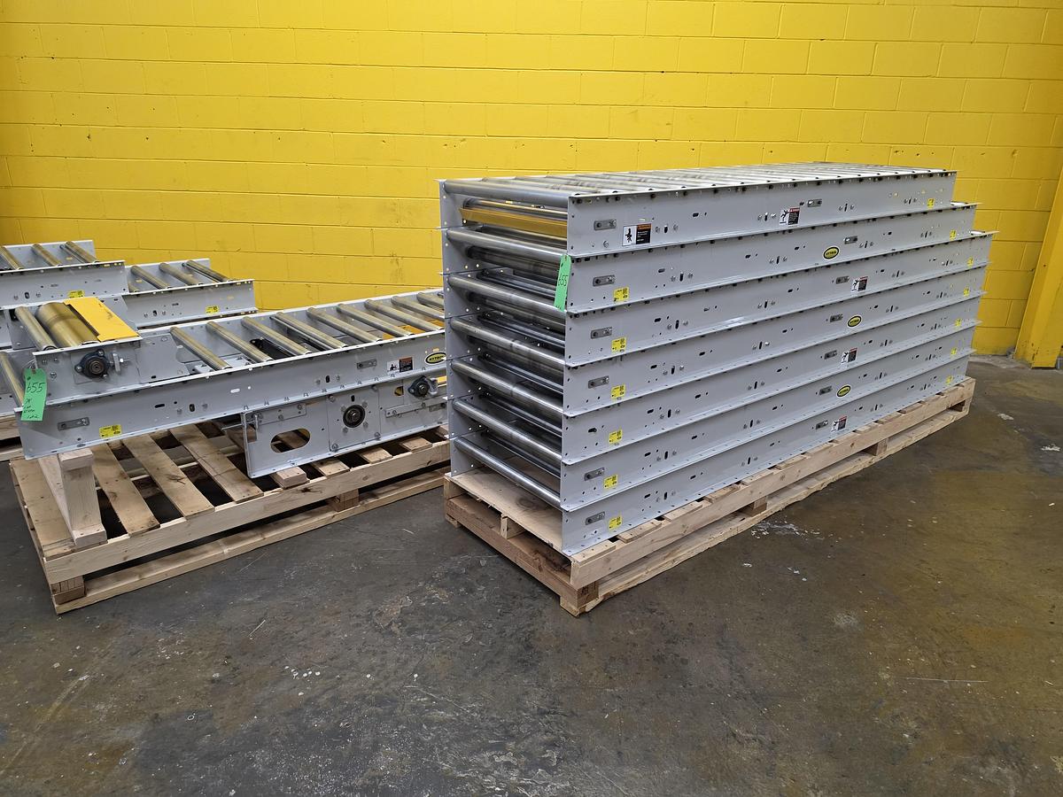 Used Hytrol Roller Bed Belt Conveyor 30" x 79' (#655)