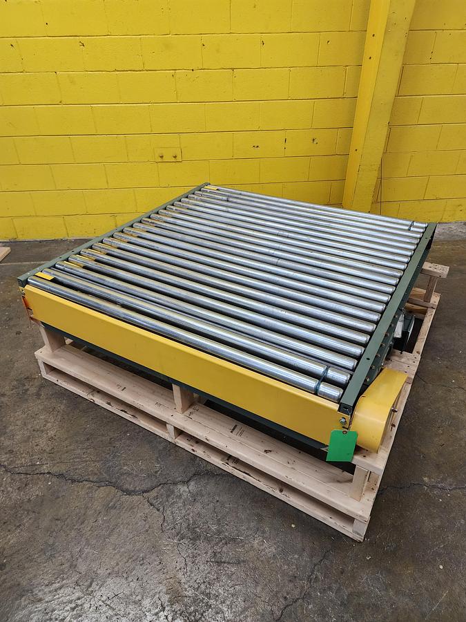 Used Hytrol 60" x 5' Live Roller V-Belt Conveyor (#172)
