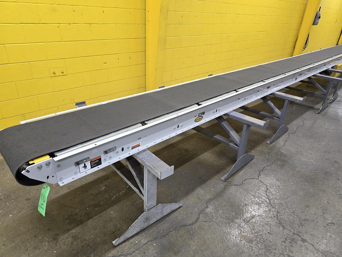 Used Hytrol Slider Bed Belt Conveyor 24" x 66' (#470)