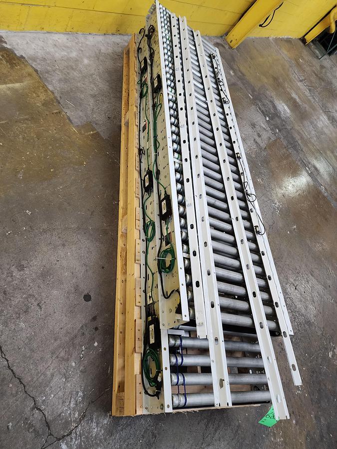 Used Hytrol 190E24EZ E24 Zero Pressure Roller Conveyor 30" x 19' (#682)