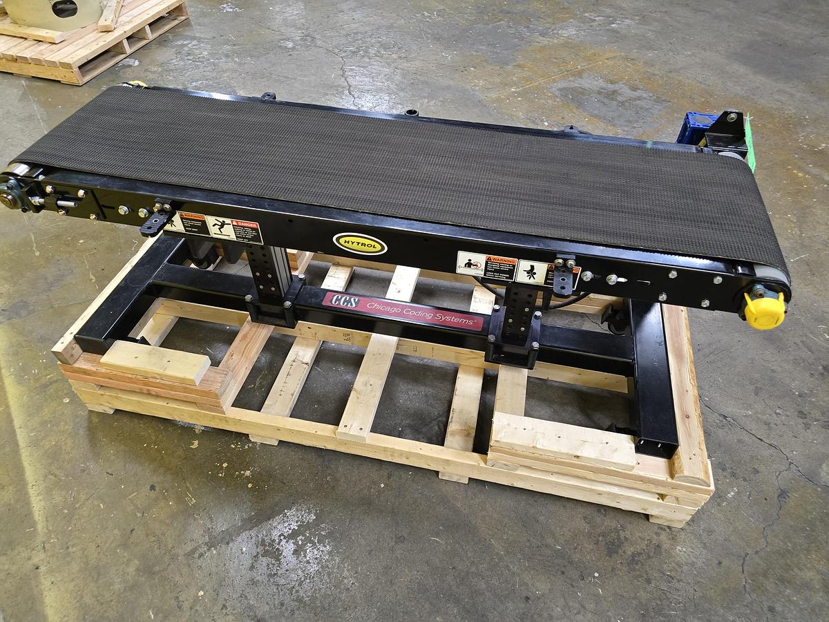 Used Hytrol TA Slider Bed Belt Conveyor 20" x 6' (#530)