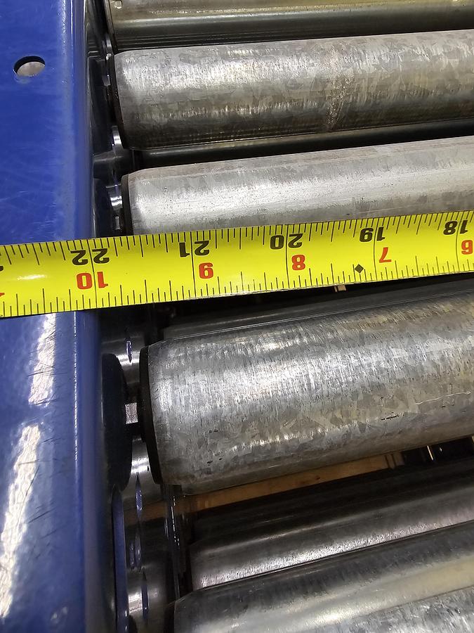 Used MHS TGW Itoh Denki 22" MDR Zero Pressure Accumulation Roller Conveyor 280' (#267)