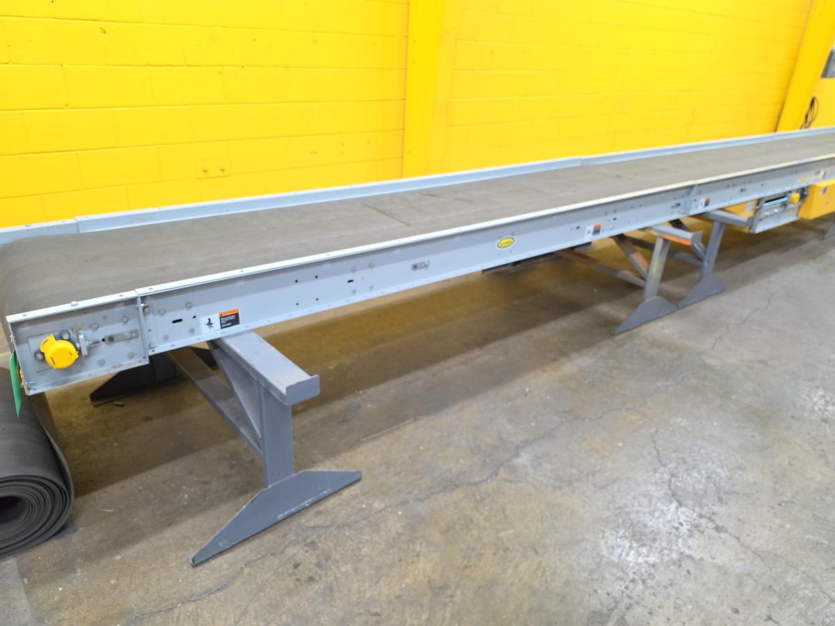 Used Hytrol TH Trash Line Belt Conveyor 34" x 56'5" (#649)