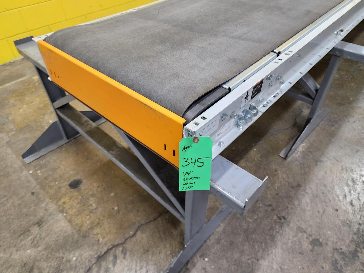 Used Intelligrated Slider Bed Belt Conveyor 30.5" x 39'4" (#345)