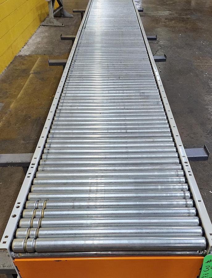Intelligrated 30.5" x 24' Live Roller V-Belt Conveyor (#349)
