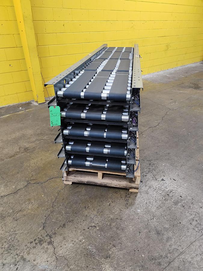 Used Intelligrated MDR Zero Pressure Accumulation Belted Zone Conveyor 22" x 10' (#327)