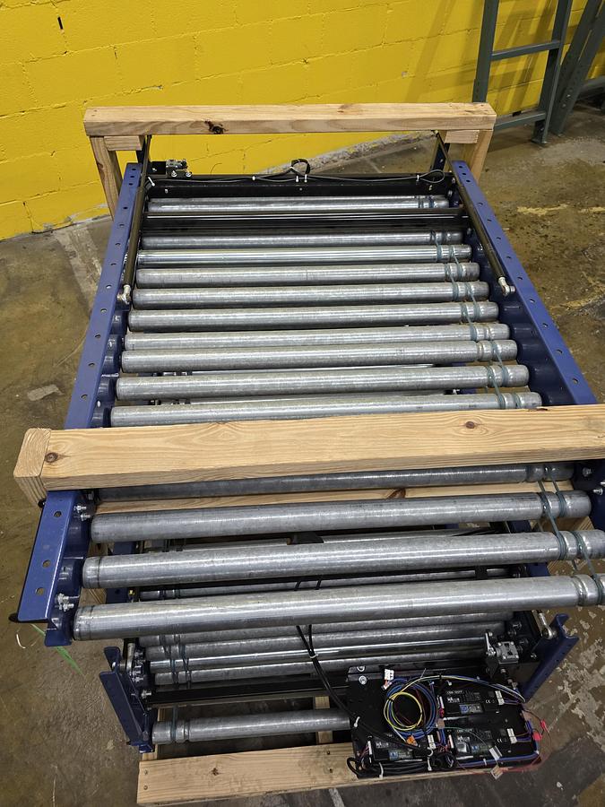Used MHS Itoh Denki 34" MDR Lift Gate Live Roller Conveyor (#270)