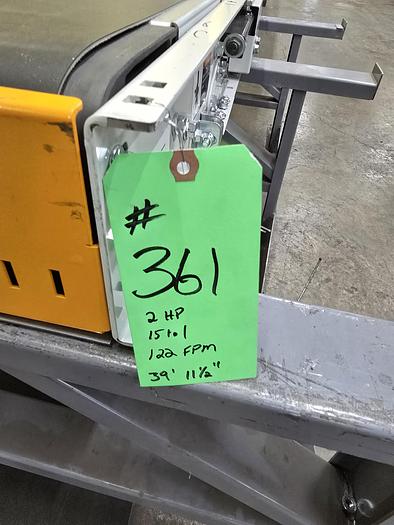 Used Intelligrated Roller Bed Incline / Decline Belt Conveyor 30.5" x 39'11.5" (#361)
